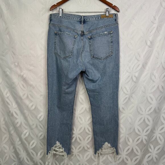 GRLFRND Karolina Button Fly Crop High-Rise Skinny Jean Plus Size 32 - Picture 11 of 13